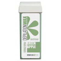 Віск в касеті для депіляції Simple Use Beauty Green apple (Зелене яблуко) 100 мл